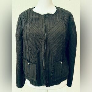 Haute Hippie Textured Silk Jacket -Timeless NWOT